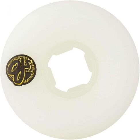53mm Team Line Original White Purple/Yellow Hardline 99a OJ Skateboard Wheels in Kuwait