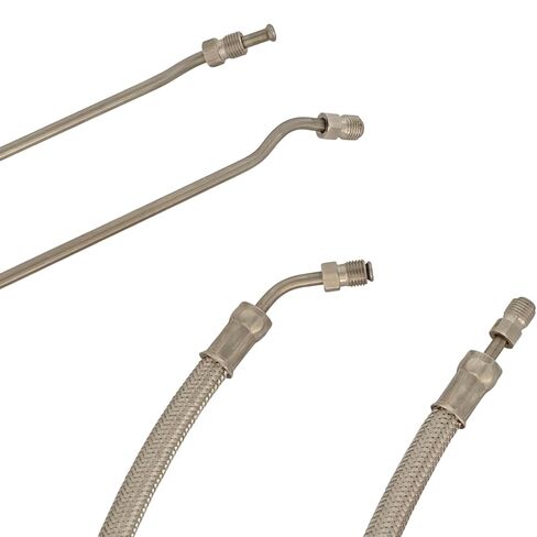 Trim Ram Cylinder Hose Kit 9B-104A Compatible with Mercruiser Alpha One w/Trim Cylinder(15-9/16") & Bravo 1 2 3 X XR 32-99904Q(X2) 32-864589 32-864588 Not Gen 2 Power Hydraulic 4Pcs in Saudi Arabia