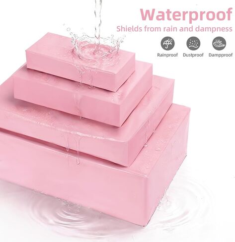 Famagic Poly Mailers متعددة الحجم 6 × 9 بوصة 10 × 13 بوصة 12 × 15.5 بوصة 14.5 × 19 بوصة 100 حزمة (25 لكل حجم) أكياس الشحن مغلفات وردية ذاتية الغلق حقيبة بريدية متنوعة الحجم مقاومة للماء وأكياس التعبئة والتغليف المقاومة للتمزق in Kuwait