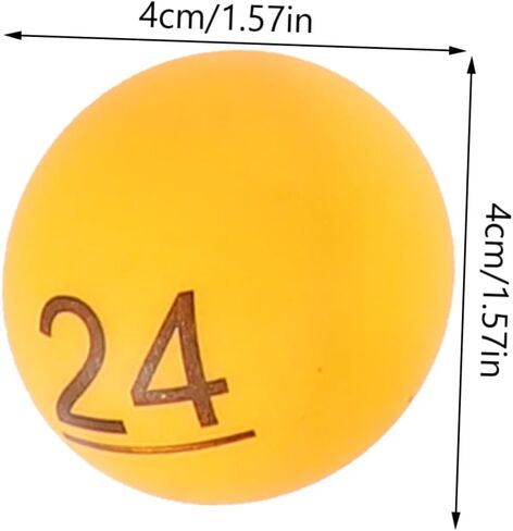 60Pcs Balls for Raffle Drawings Bingo Games and Party Activities Durable Lightweight Party Supplies for Fundraisers Events and Classrooms in Kuwait