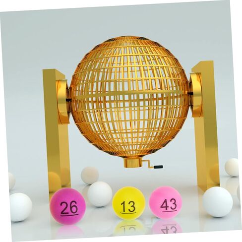 BESTonZON 60Pcs Lottery Balls for Raffle Draws Seamless Plastic Game Balls for Parties Events and Games in Saudi Arabia