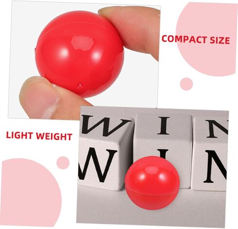 25 قطعة من كرات اليانصيب البلاستيكية القابلة للفتح لدعائم ألعاب حفلات السحب بقطر 3 سنتيمتر قابلة لإعادة الاستخدام للمناسبات والتجمعات in Kuwait