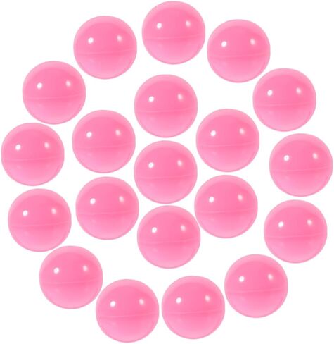 Sosoport 20Pcs Colorful Raffle Balls Plastic Hollow Design for Party Games Classroom Activities Team Building Interactive Entertainment Game Balls for Vending Machines in Kuwait