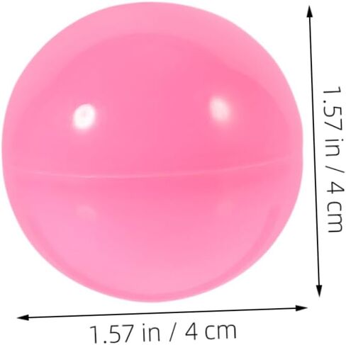 Sosoport 20Pcs Colorful Raffle Balls Plastic Hollow Design for Party Games Classroom Activities Team Building Interactive Entertainment Game Balls for Vending Machines in Kuwait