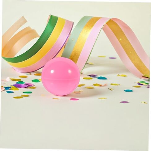 Sosoport 20Pcs Colorful Raffle Balls Plastic Hollow Design for Party Games Classroom Activities Team Building Interactive Entertainment Game Balls for Vending Machines in Kuwait