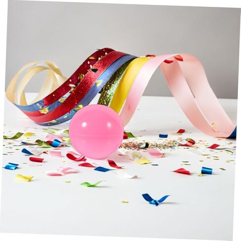 Sosoport 20Pcs Colorful Raffle Balls Plastic Hollow Design for Party Games Classroom Activities Team Building Interactive Entertainment Game Balls for Vending Machines in Kuwait