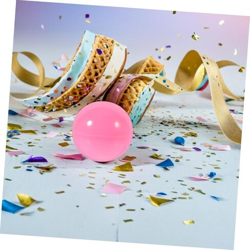 Sosoport 20Pcs Colorful Raffle Balls Plastic Hollow Design for Party Games Classroom Activities Team Building Interactive Entertainment Game Balls for Vending Machines in Kuwait