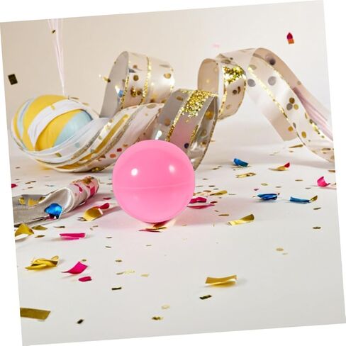 Sosoport 20Pcs Colorful Raffle Balls Plastic Hollow Design for Party Games Classroom Activities Team Building Interactive Entertainment Game Balls for Vending Machines in Kuwait