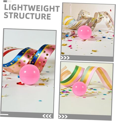 Sosoport 20Pcs Colorful Raffle Balls Plastic Hollow Design for Party Games Classroom Activities Team Building Interactive Entertainment Game Balls for Vending Machines in Kuwait