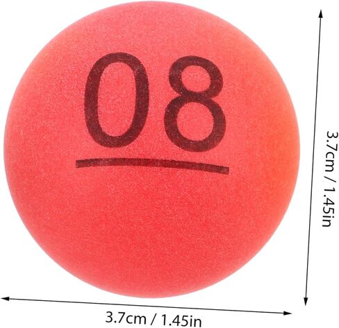 VICASKY 30pcs Hollow Raffle Balls for Bingo Party Games and Lottery Draws Plastic Lottery Balls Numbers for Vending Machines and Events in Kuwait