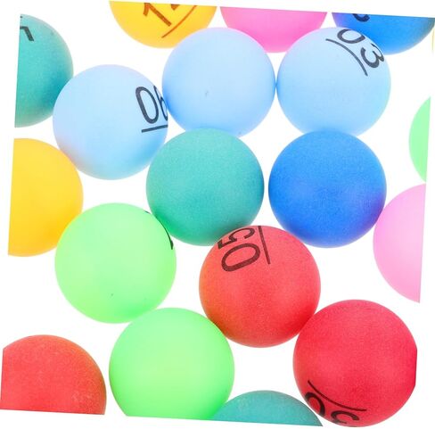 VICASKY 30pcs Hollow Raffle Balls for Bingo Party Games and Lottery Draws Plastic Lottery Balls Numbers for Vending Machines and Events in Kuwait