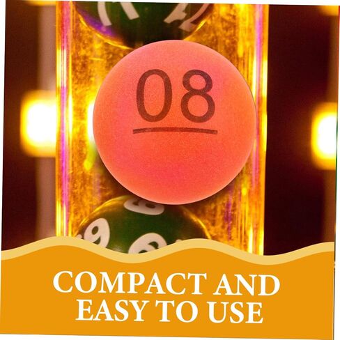 VICASKY 30pcs Hollow Raffle Balls for Bingo Party Games and Lottery Draws Plastic Lottery Balls Numbers for Vending Machines and Events in Kuwait