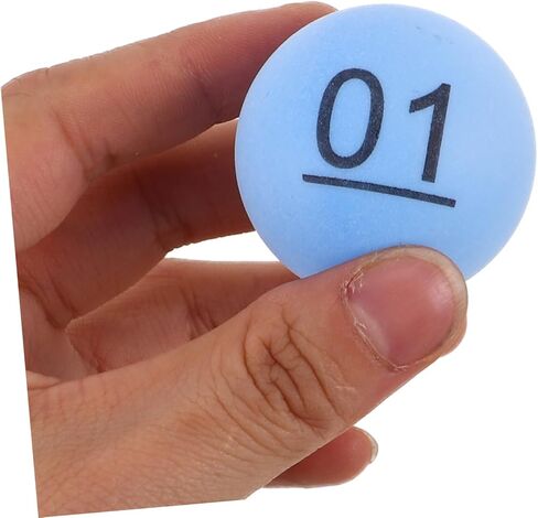 VICASKY 30pcs Hollow Raffle Balls for Bingo Party Games and Lottery Draws Plastic Lottery Balls Numbers for Vending Machines and Events in Kuwait