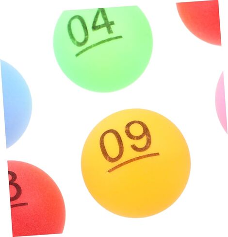 VICASKY 30pcs Hollow Raffle Balls for Bingo Party Games and Lottery Draws Plastic Lottery Balls Numbers for Vending Machines and Events in Kuwait