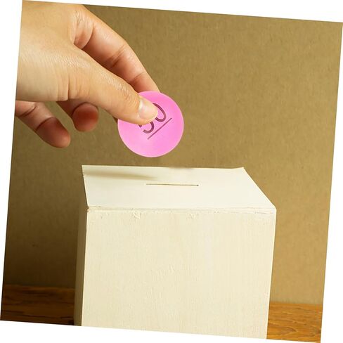 DECHOUS 60PCS Colorful Number Lottery Balls for Raffle Games Plastic Table Tennis Style for Party Activities and Drawings in Kuwait