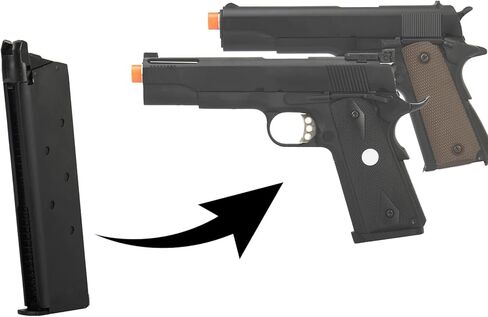 لانسر التكتيكي x تسليح الجيش 25 جولة قياسية غاز ارتداد مجلة Airsoft لـ R31 1911 in Saudi Arabia