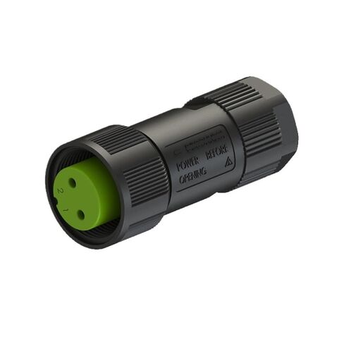 موصل مستقيم [طرف أنثى ثنائي النواة] موصل لحام خارجي IP68 كتلة طرفية مقاومة للماء (EC02681-2023-BF) in Kuwait