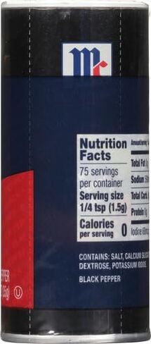 مورتون ماكورميك الملح والفلفل المعالج باليود، مجموعة شاكر، 5.25 أوقية in Kuwait