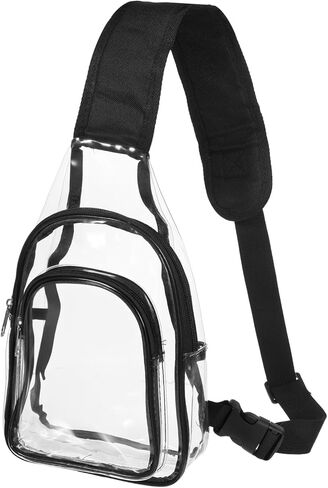 Larrel Clear Bag for Stadium Events, Clear Sling Bag for Women, Stadium Crossbody Bags, Transparent Bags for Concerts and Sports Festivals in Saudi Arabia