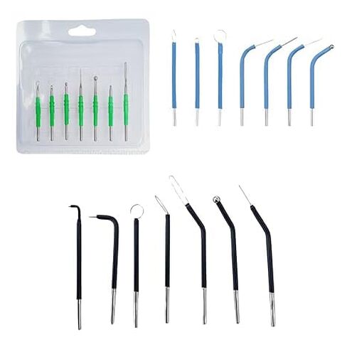 Electrode Tip Assortment – 3-Color Pack (Black, Blue, Green) in Kuwait