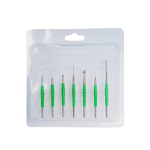 3-Color Electrode Tip Set – Blue, Black, Green Assortment in Kuwait