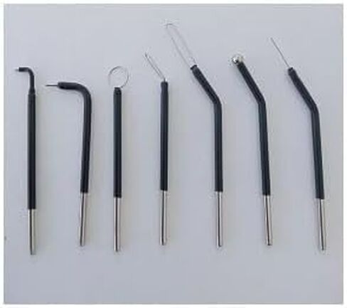Black Electrode Tip Variety Pack – 7 Reusable Pieces in Kuwait