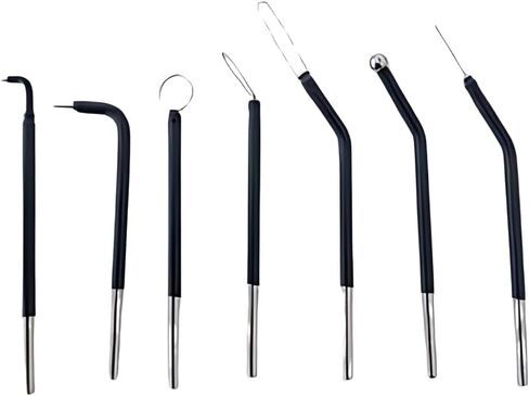 Reusable Electrode Tip Kit – 7-Piece Black Assortment in Kuwait