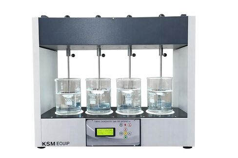 Digital Jar Test Apparatus – 4 Jar Flocculator for Water Treatment | Laboratory Coagulation & Flocculation Testing Equipment with Digital RPM & Timer Display Work on 110 Volt in Kuwait
