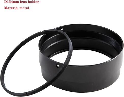 حامل عدسة موضوعي معدني كامل 154 مم للتلسكوبات الفلكية - متوافق مع أنبوب مرآة PVC 160 مم ملحقات DIY in Kuwait