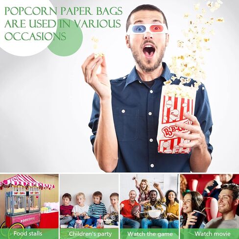 202 Pcs Popcorn Machine Supplies Set, Kernel Sifting Speed Scoop, Stainless Steel Seasoning Dredge with Handle, 200 Pcs Popcorn Bags Bundle for Home Kitchen Theater Movie Tools Supplies (1 Oz) in Saudi Arabia