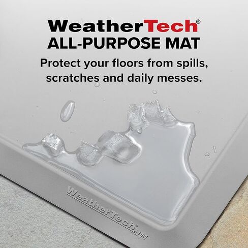 WeatherTech All-Purpose Mat - Multi-Use Mat for Everyday Living - 44" x 48" - Rectangle - Black (APM4448B) in Saudi Arabia