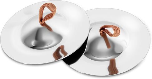 EASTROCK Finger Cymbals with elastic band attached Finger Dance Musical Instrument for Dancer Party Orff Music Instrument for Adult 3.75 inch Mini Marching Cymbals in Saudi Arabia
