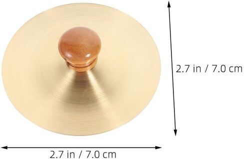 Mini Finger Cymbals Pair 2.75 Inch Copper Handheld Percussion Instrument for Dance Performances Cultural Events and Party Music in Saudi Arabia