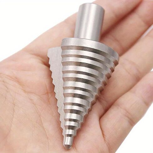 5-35MM High Speed Steel Step Drill Bit Wood Metal Drilling Bit HSS Power Tools Hole Cutter Industrial Reamer Tool Accessories in Saudi Arabia