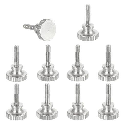 MECCANIXITY 5pcs M2 x 4mm Vernier Caliper Screws, 304 Stainless Steel Flat Head Shoulder Thumb Screws Metric Diamond Knurled Head Bolts Grip Knobs Hand Tighten Thread Fasteners Position in Saudi Arabia