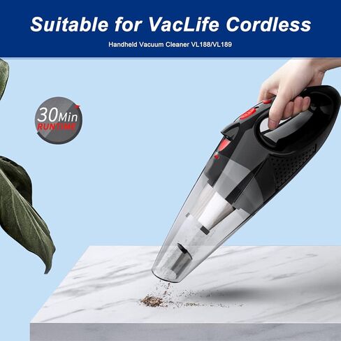 4pcs Filter Fit For VacLife VL188 VL189 Handheld Cordless Vacuum Cleaner, Reusable Washable Vacuum Filters Cartridge For VL189 VL188 Cleaner Accessories (4) in Kuwait