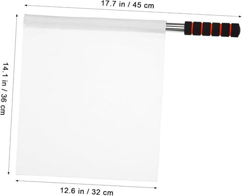 Kisangel Track and Field Referee Flag Set with Lightweight Pole and Sponge Handle for Outdoor Sports Soccer Volleyball Officials Hand Signal Flags in Saudi Arabia