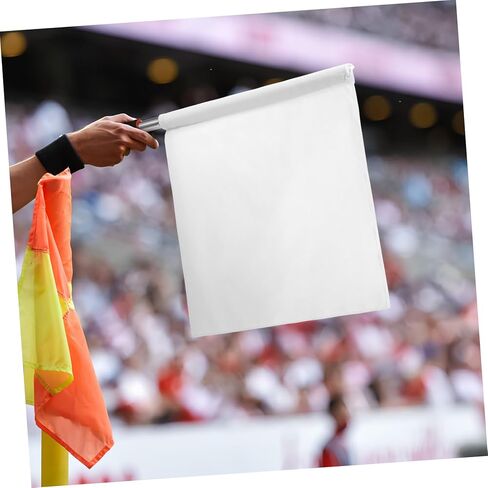 Kisangel Track and Field Referee Flag Set with Lightweight Pole and Sponge Handle for Outdoor Sports Soccer Volleyball Officials Hand Signal Flags in Saudi Arabia