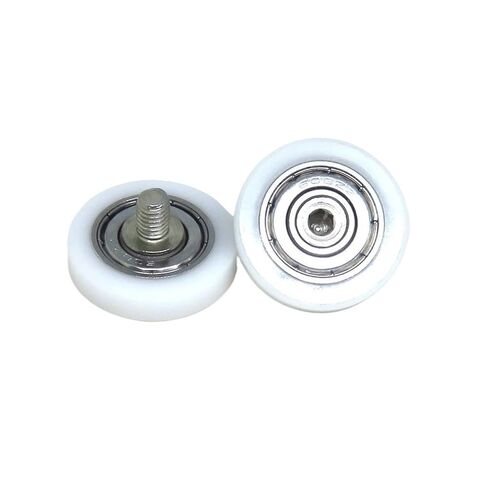 2 قطع القطر الخارجي 30 مللي متر البلاستيك المغلفة الترباس تحمل بكرات 30x7xM6 BS60830-7C1L8M6 بوم عجلة نافذة الباب انزلاق دليل in Kuwait