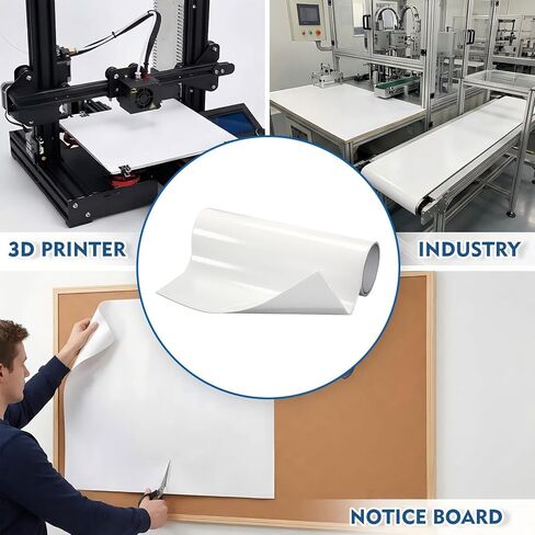 Eaasty 1 Roll 12" Width x 20 ft Length 468mp Double Sided Adhesive Transfer Tape Sheet Roll for Bonding and Laminating in Saudi Arabia