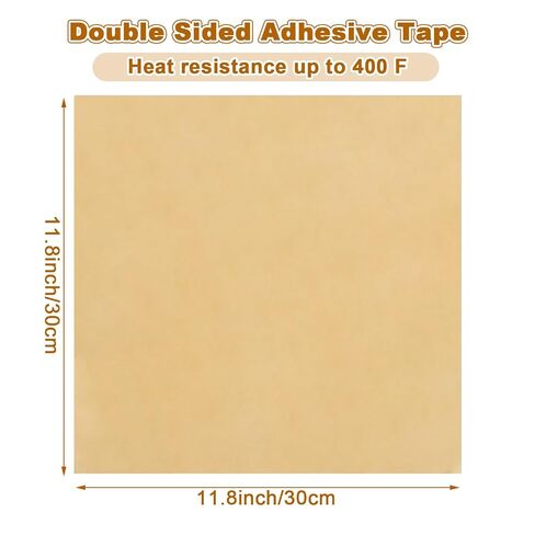 6 Pack 300LSE Double Sided Adhesive Transfer Tape, 12 x 12 Inch Double Sided Adhesive Sheets, Heat Resistant Double- Sided Tape for Indoor and Outdoor use in Saudi Arabia