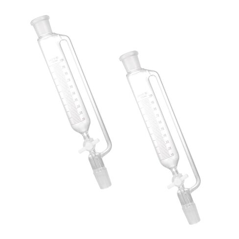 PTFE Piston Constant Pressure Cylindrical Separatory Funnel 100Ml Glass Liquid Separation Laboratory Glassware with Stopcock for Chemical Experiments in Saudi Arabia