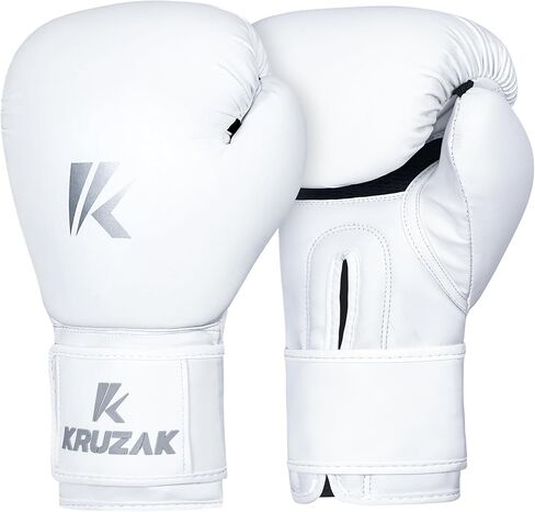 قفازات الملاكمة KRUZAK للرجال والنساء، مثالية للكيك بوكسينغ، الملاكمة التايلاندية، السجال والفنون القتالية المختلطة، قفازات الملاكمة الثقيلة 10 أوقية 12 أوقية 14 أوقية 16 أوقية in Kuwait