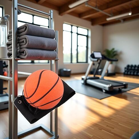 Reaction Training Ball with Adjustable Wrist Strap - High-Elasticity Rubber Basketball Trainer for Agility Drills and Reflex Exercises, Elastic String Sports Equipment for Athletes in Kuwait