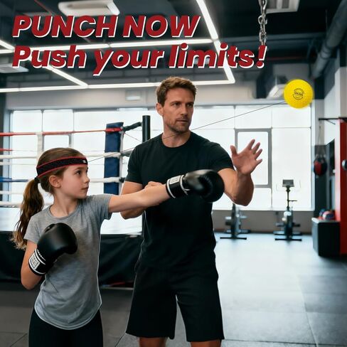 مجموعة كرات الملاكمة العاكسة SQUAD - كرات رد فعل من 4 مستويات + عصابة رأس قابلة للتعديل - سرعة التدريب والتوقيت والتنسيق بين اليد والعين - متعة آمنة للأطفال والكبار - هدية للملاكمة/فنون القتال المختلطة/كراف ماغا للتمرين المنزلي in Kuwait