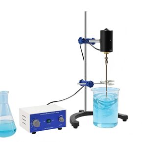Electric Overhead Stirrer, 100W 2800RPM, Electric Stirrer, Speed Adjustable & Volume of 2.64 gal, Overhead Stirrer Mixer for Laboratory and Industrial Use in Kuwait