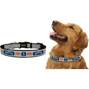 MLB Seattle Mariners Baseball Pet Collar, Toy, Reflective in Kuwait