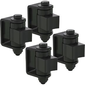 مفصلات بوابة قابلة للحام للبوابات المعدنية - لحام شديد التحمل على المفصلة بأحدث طراز محامل مختومة، مفصلات بوابة قابلة للتعديل للحام على بوابة مشاة للمركبات من الحديد أو الفولاذ الأكبر حجمًا (4 عبوات) in Kuwait