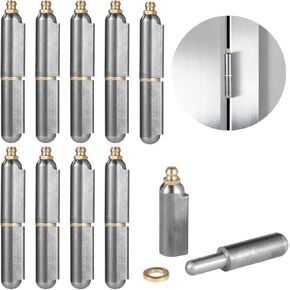 10 Pcs Weld On Hinges, 3-1/2 in, Greasable Hinge with Grease Zerk for Gates, BBQ, Trailers, Metal Welding in Kuwait