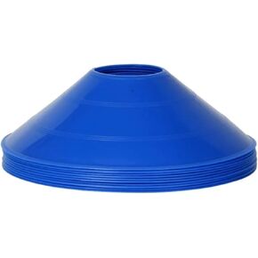 Soccer Cones for Training 10Pcs Colorful Football Training Equipment Durable Plastic Stand Agility Disc Cone Thickened Soccer Training Markers in Saudi Arabia